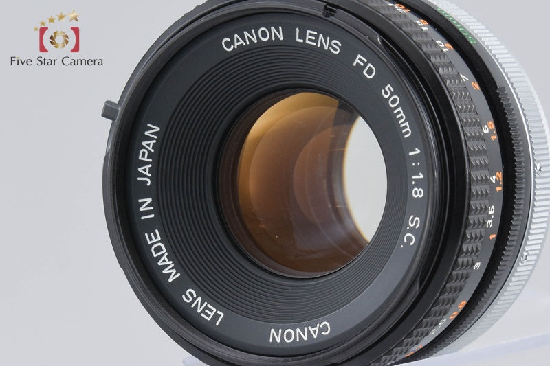 Canon AE-1 Silver 35mm SLR Film Camera + FD 50mm f/1.8 S.C.