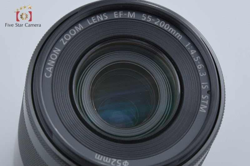 Canon EF-M 55-200mm f/4.5-6.3 IS STM Black