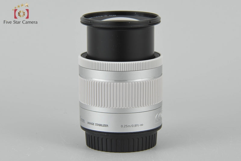 Near Mint!! Canon EF-S 18-55mm f/4-5.6 IS STM Silver