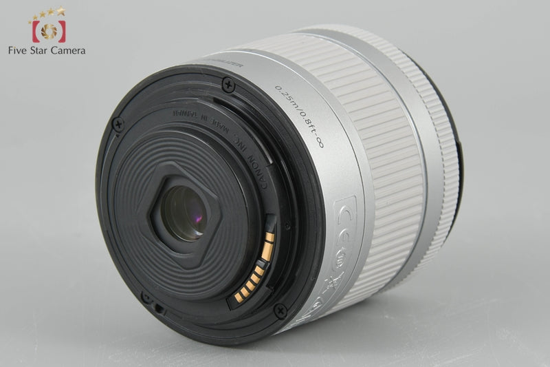 Near Mint!! Canon EF-S 18-55mm f/4-5.6 IS STM Silver