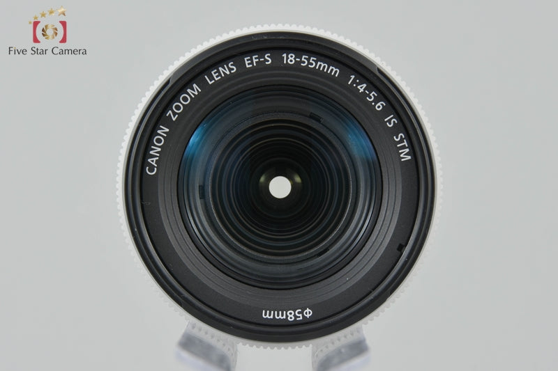 Near Mint!! Canon EF-S 18-55mm f/4-5.6 IS STM Silver