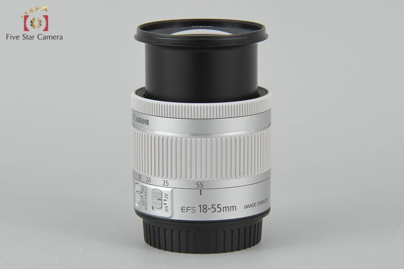 Near Mint!! Canon EF-S 18-55mm f/4-5.6 IS STM Silver