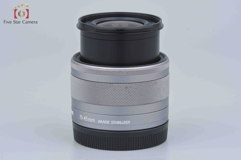 Very Good!! Canon EF-M 15-45mm f/3.5-6.3 IS STM Silver