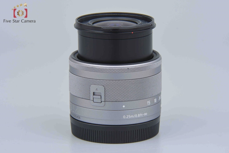 Very Good!! Canon EF-M 15-45mm f/3.5-6.3 IS STM Silver