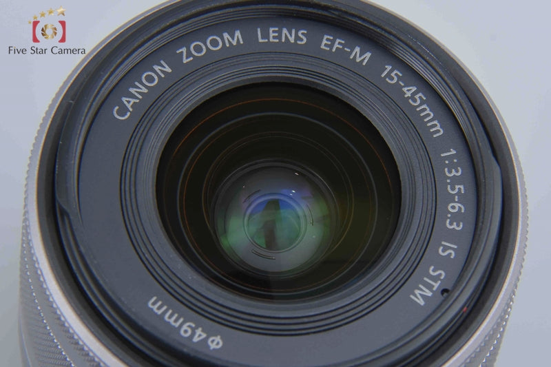 Very Good!! Canon EF-M 15-45mm f/3.5-6.3 IS STM Silver