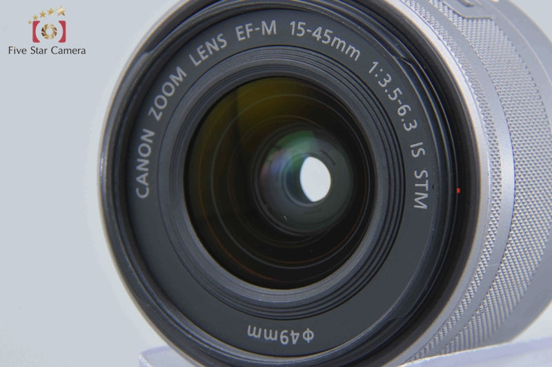 Very Good!! Canon EF-M 15-45mm f/3.5-6.3 IS STM Silver