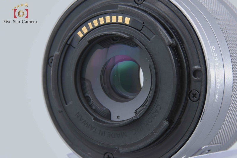 Very Good!! Canon EF-M 15-45mm f/3.5-6.3 IS STM Silver