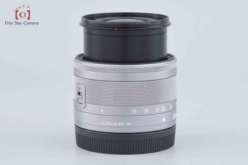 Very Good!! Canon EF-M 15-45mm f/3.5-6.3 IS STM Silver