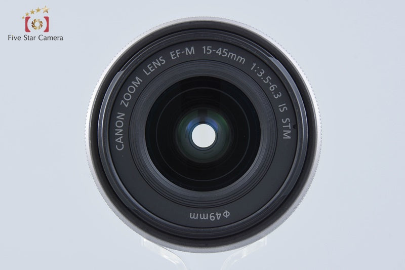 Very Good!! Canon EF-M 15-45mm f/3.5-6.3 IS STM Silver