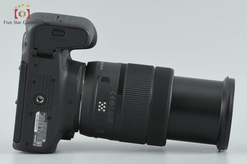 Count 1,270 Canon EOS 9000D / 77D 24.2 MP Digital SLR EF-S 18-135 Lens w/ Box