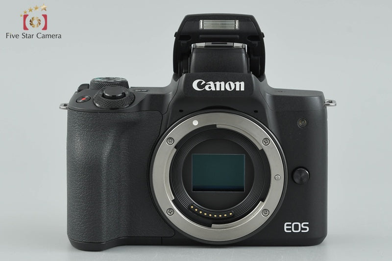 Canon EOS Kiss M / M50 Black 24.0 MP 15-45 55-200 IS STM Lenses