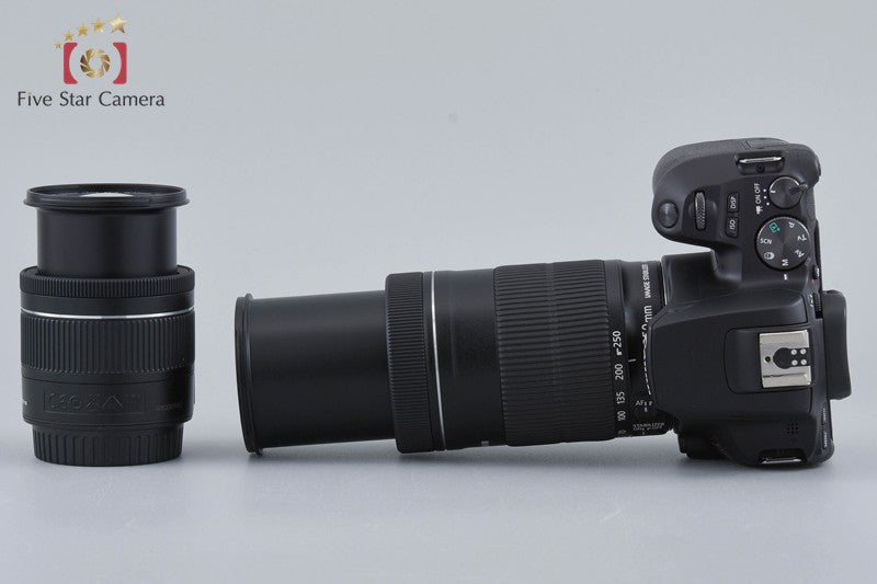 Canon EOS Kiss X10 / Rebel SL3 / 250D / 200DII 24.1MP 18-55 55-250 Lenses w/ Box