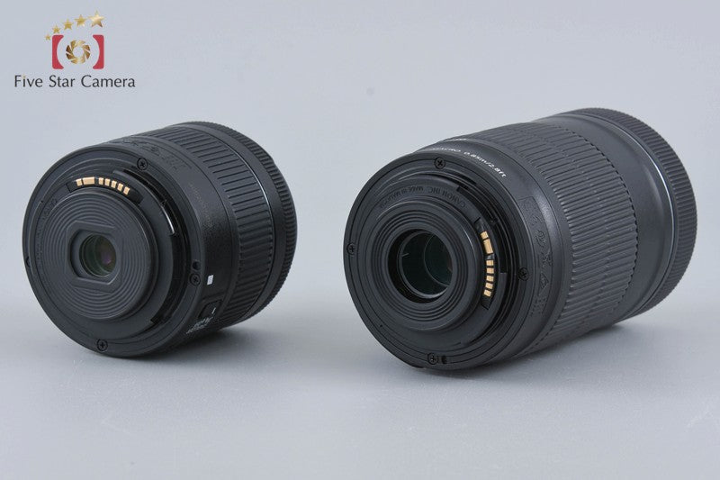 Canon EOS Kiss X10 / Rebel SL3 / 250D / 200DII 24.1MP 18-55 55-250 Lenses w/ Box