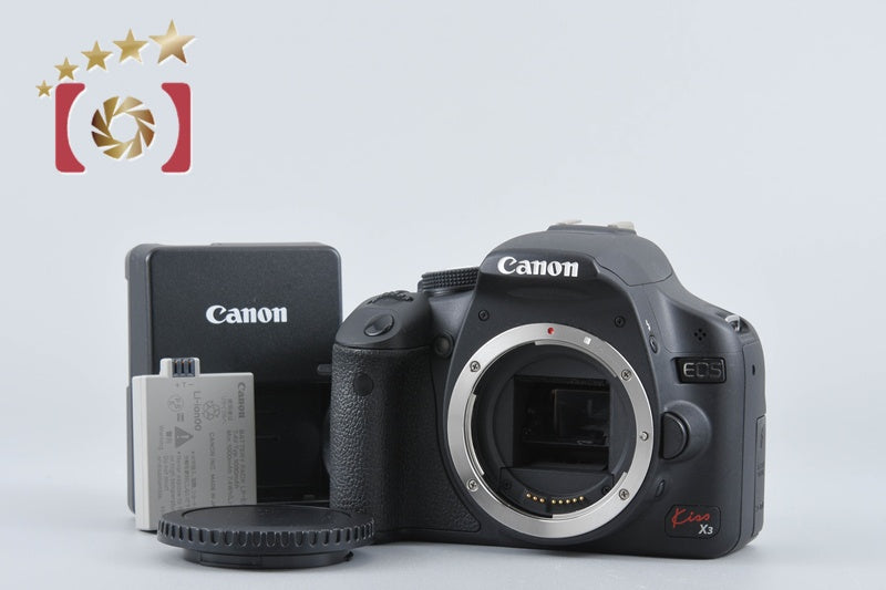 "Count 3,699" Canon EOS Kiss X3 / Rebel T1i / 500D 15.1 MP DSLR Camera Body