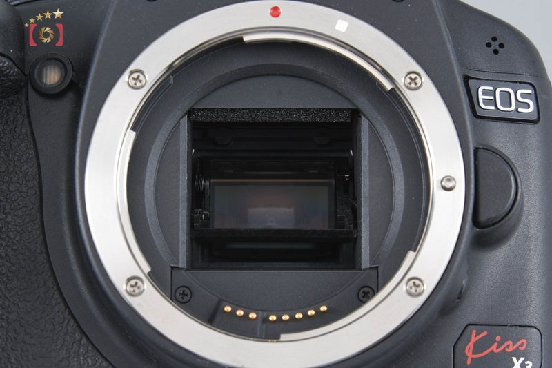 "Count 3,699" Canon EOS Kiss X3 / Rebel T1i / 500D 15.1 MP DSLR Camera Body
