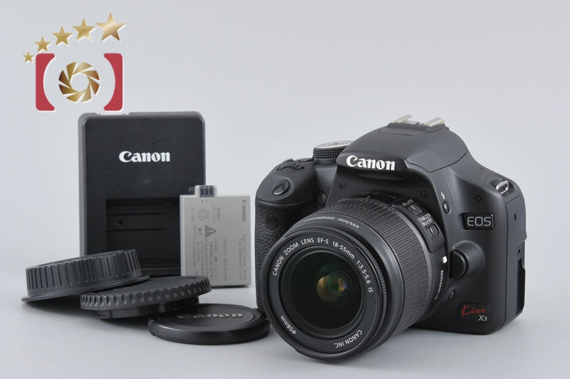 Canon 【中古】Canon キヤノン EOS Kiss X3 EF-S 18-55 IS レンズキット デジタル一眼レフカメラ