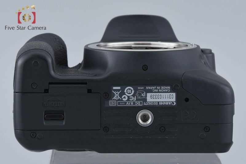 "Count 5,225" Canon EOS Kiss X4 / Rebel T2i / 550D 18.0 MP DSLR Camera Body