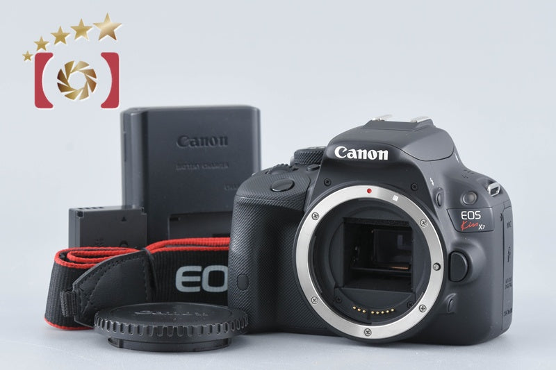 Count 396 Canon EOS Kiss X7 / Rebel SL1 / 100D Black 18.0 MP DSLR Camera Body