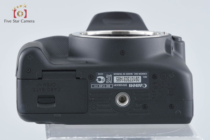 Count 396 Canon EOS Kiss X7 / Rebel SL1 / 100D Black 18.0 MP DSLR Camera Body