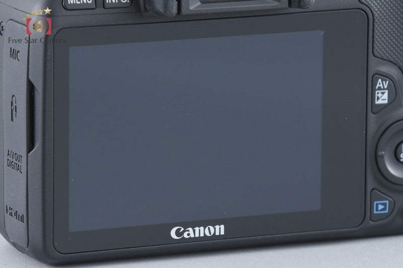 Count 396 Canon EOS Kiss X7 / Rebel SL1 / 100D Black 18.0 MP DSLR Camera Body