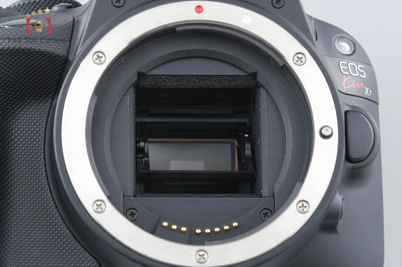 Count 396 Canon EOS Kiss X7 / Rebel SL1 / 100D Black 18.0 MP DSLR Camera Body