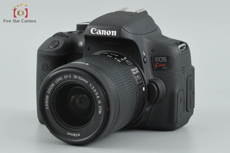 Count 4,898 Canon EOS Kiss X8i / Rebel T6i / 750D 24.2 MP DSLR EF-S 18-55 Lens