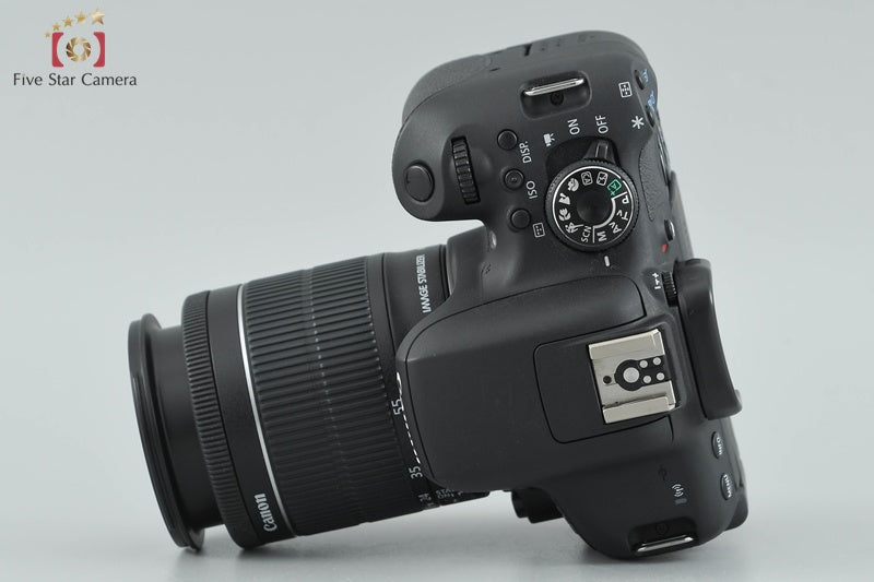 Count 4,898 Canon EOS Kiss X8i / Rebel T6i / 750D 24.2 MP DSLR EF-S 18-55 Lens