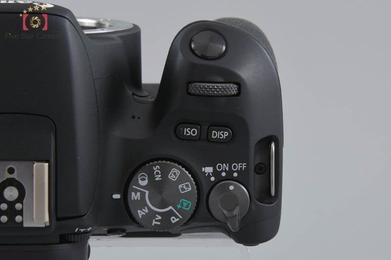 "Count 2,672" Canon EOS Kiss X9 / Rebel SL2 / 200D Black 24.2 MP DSLR 18-55 Lens