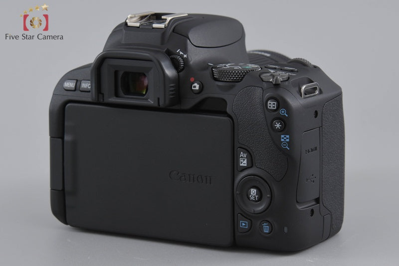 "Count 2,672" Canon EOS Kiss X9 / Rebel SL2 / 200D Black 24.2 MP DSLR 18-55 Lens