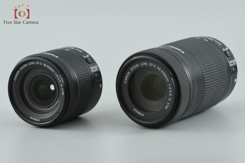 "Count 2,650" Canon EOS Kiss X9 / Rebel SL2 / 200D 24.2 MP 18-55 55-250 Lenses