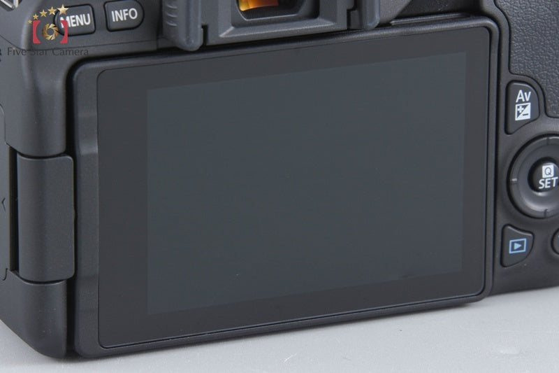 Canon 【中古】Canon キヤノン EOS Kiss X9 ダブルズームキット ブラック シャッター回数僅少 デジタル一眼レフカメラ