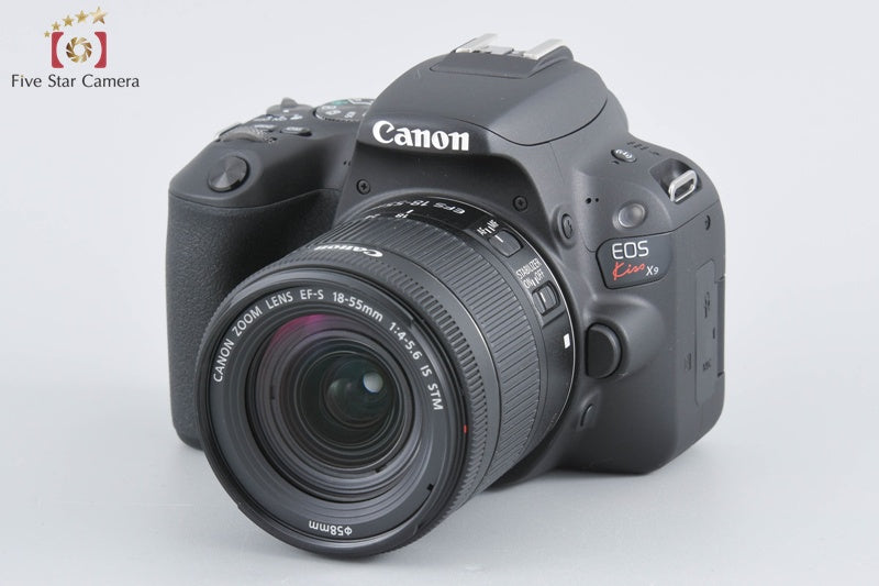 Canon 【中古】Canon キヤノン EOS Kiss X9 ダブルズームキット ブラック シャッター回数僅少 デジタル一眼レフカメラ