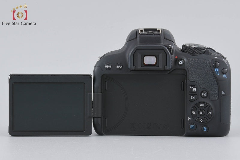 Canon EOS Kiss X9i / Rebel T7i / 800D 24.2 MP DSLR 18-55 55-250 Lenses