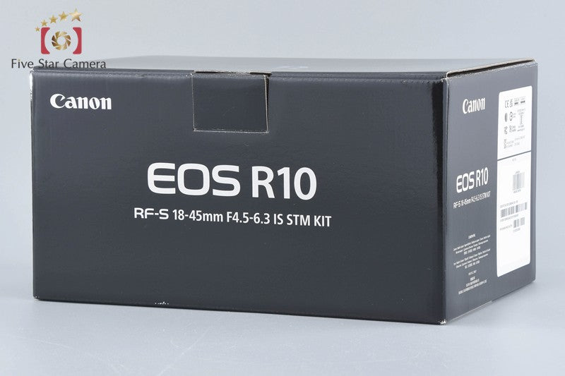 Canon EOS R10 24.2 MP Mirrorless Digital Camera RF-S 18-45 IS STM Lens w/ Box