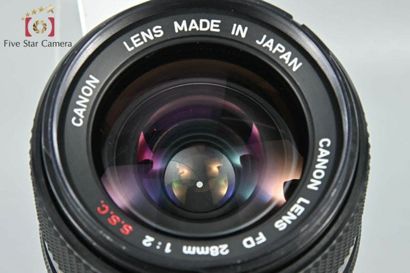 Canon FD 28mm f/2 S.S.C.