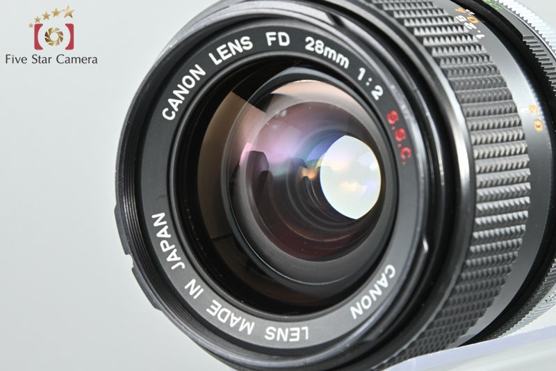 Canon FD 28mm f/2 S.S.C.