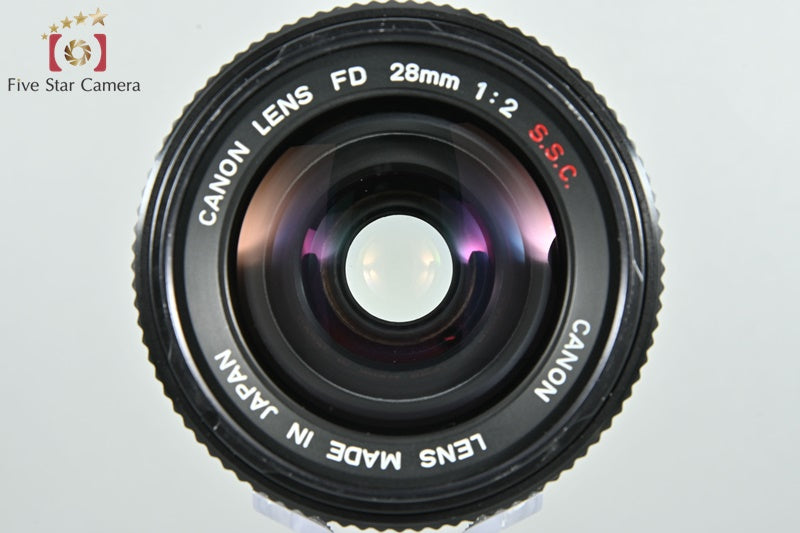 Canon FD 28mm f/2 S.S.C.