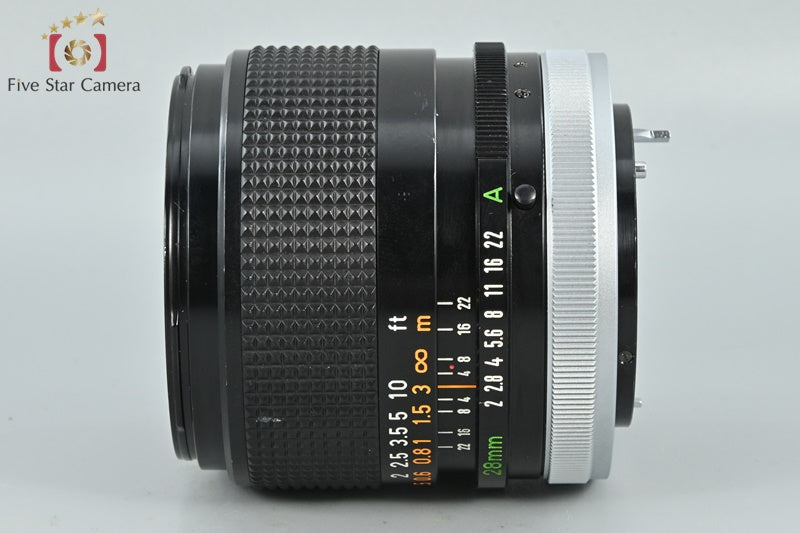 Canon FD 28mm f/2 S.S.C.