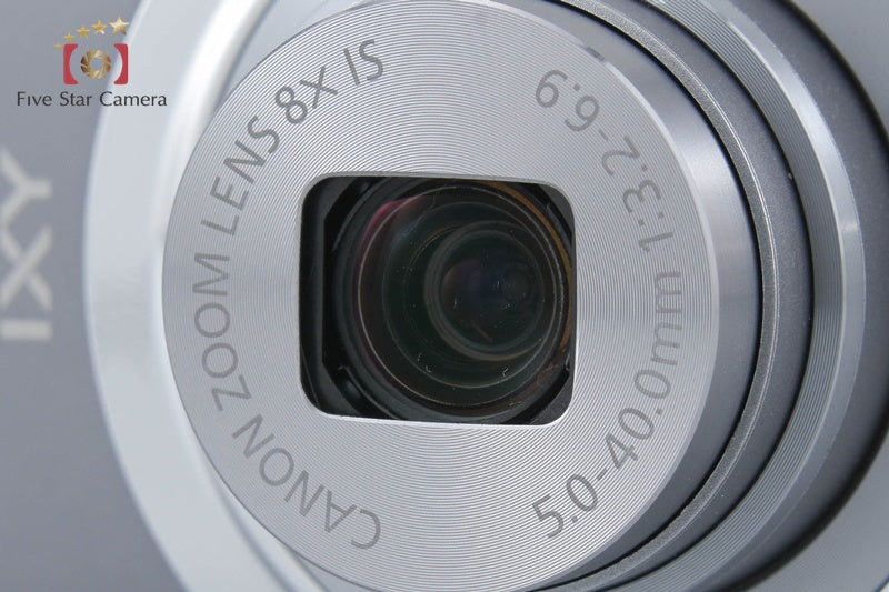 Canon 【中古】Canon キヤノン IXY 130 グレー コンパクトデジタルカメラ 元箱付き コンパクトデジタルカメラ