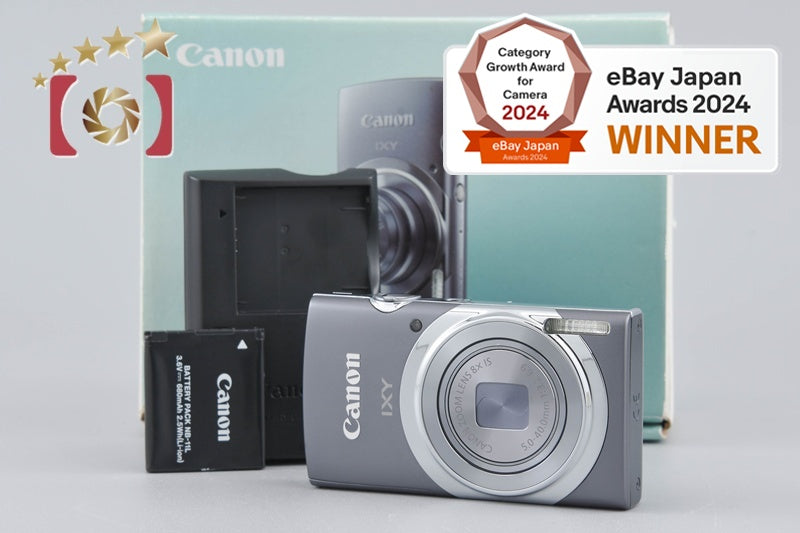 Canon 【中古】Canon キヤノン IXY 130 グレー コンパクトデジタルカメラ 元箱付き コンパクトデジタルカメラ
