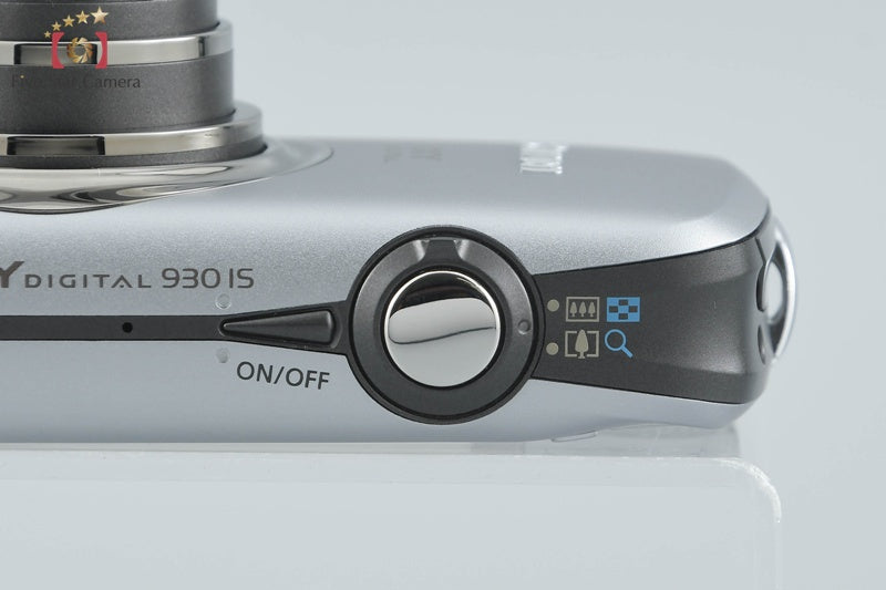 Canon IXY Digital 930 IS Silver 12.1 MP Digital Camera w/ Box