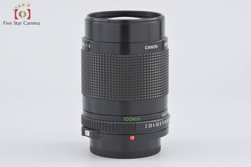 Canon New FD 100mm f/2 from Japan