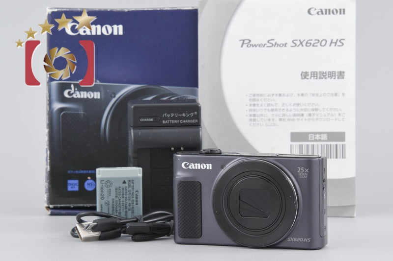 Canon 【中古】Canon キヤノン PowerShot SX620 HS ブラック コンパクトデジタルカメラ 元箱付き コンパクトデジタルカメラ