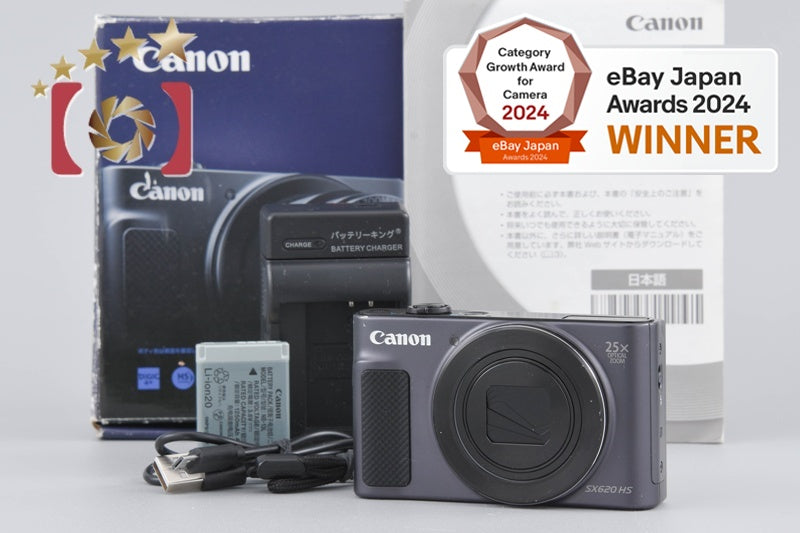 Canon 【中古】Canon キヤノン PowerShot SX620 HS ブラック コンパクトデジタルカメラ 元箱付き コンパクトデジタルカメラ