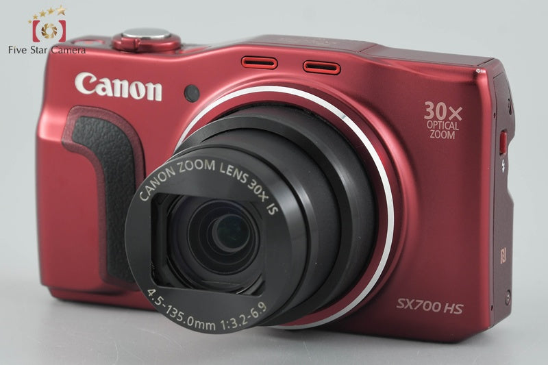 Canon PowerShot SX700 HS Red 16.1 MP Digital Camera