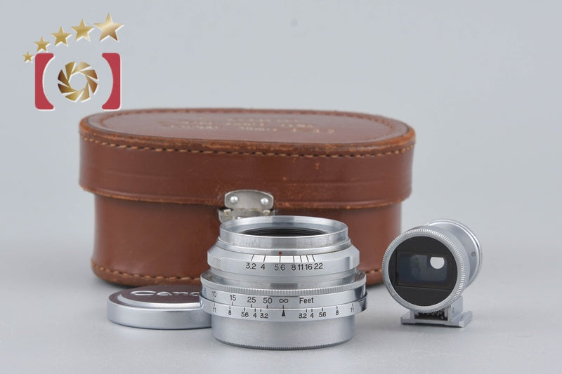 Canon Serenar 35mm f/3.2 L39 LTM Leica Thread Mount + 35mm Viewfinder