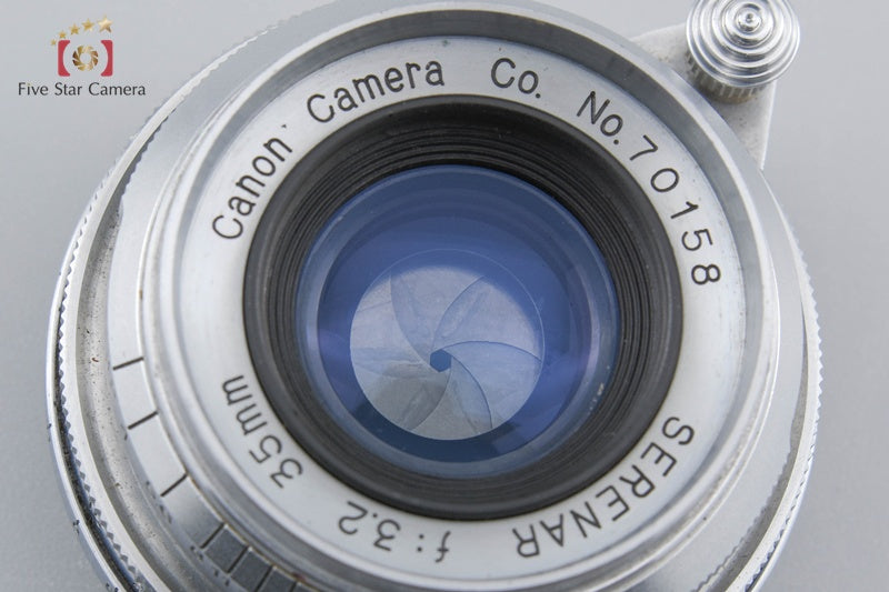 Canon Serenar 35mm f/3.2 L39 LTM Leica Thread Mount + 35mm Viewfinder