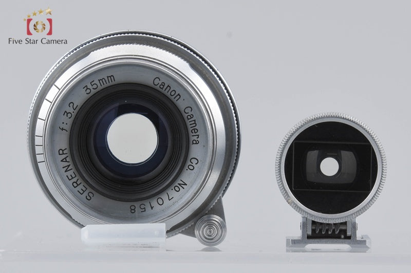 Canon Serenar 35mm f/3.2 L39 LTM Leica Thread Mount + 35mm Viewfinder