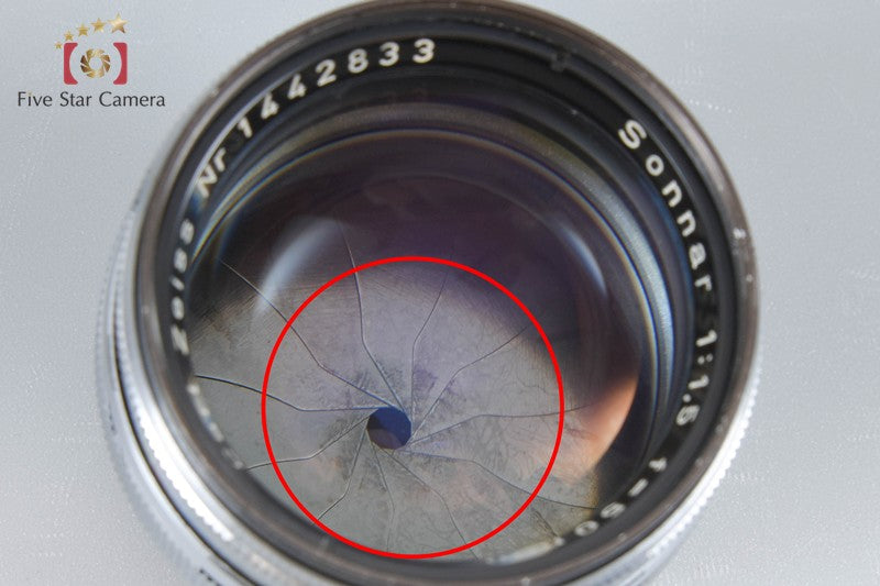 Carl Zeiss Sonnar 50mm f/1.5 Contax Mount