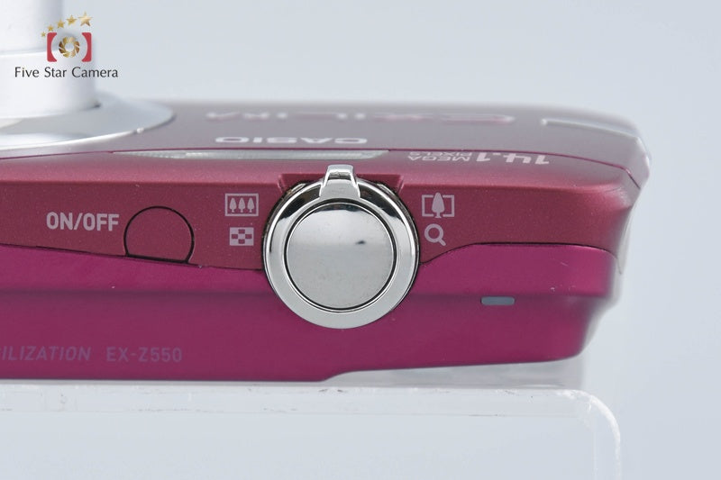 Casio EXILIM EX-Z550 Red 14.1 MP Digital Camera